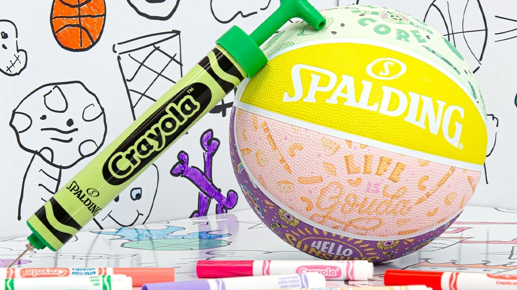 Little Artists Can Hit the Court Thanks to Spalding x Crayola